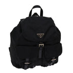 PRADA Backpack Nylon Black  63670
