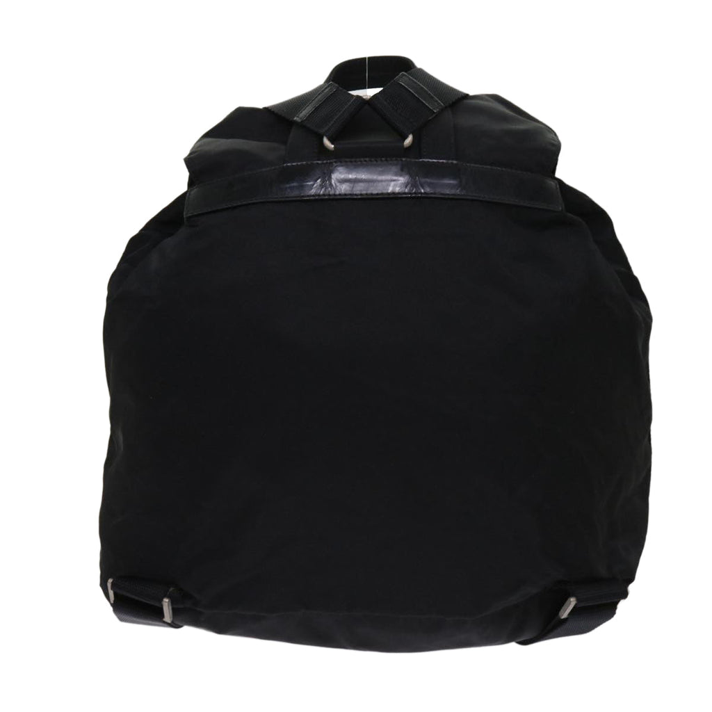 PRADA Backpack Nylon Black  63670