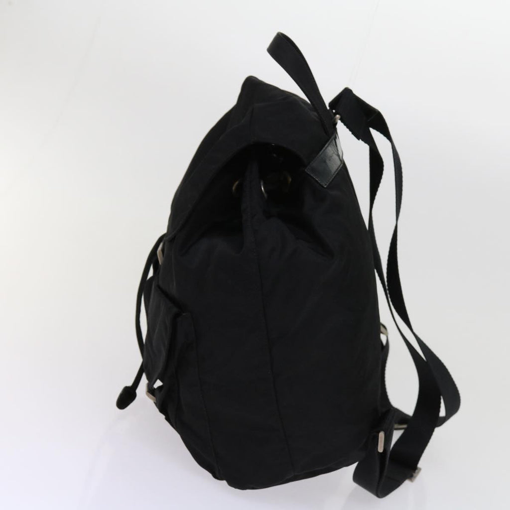 PRADA Backpack Nylon Black  63670
