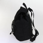 PRADA Backpack Nylon Black  63670