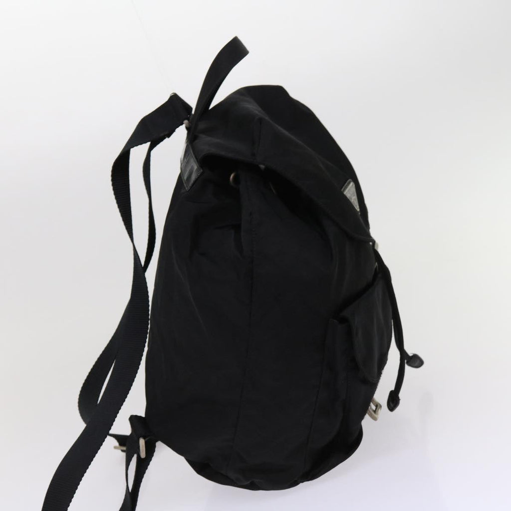 PRADA Backpack Nylon Black  63670