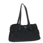 PRADA Shoulder Bag Nylon Black  63675