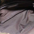 FENDI Zucca Canvas Mamma Baguette Shoulder Bag Black Brown63693