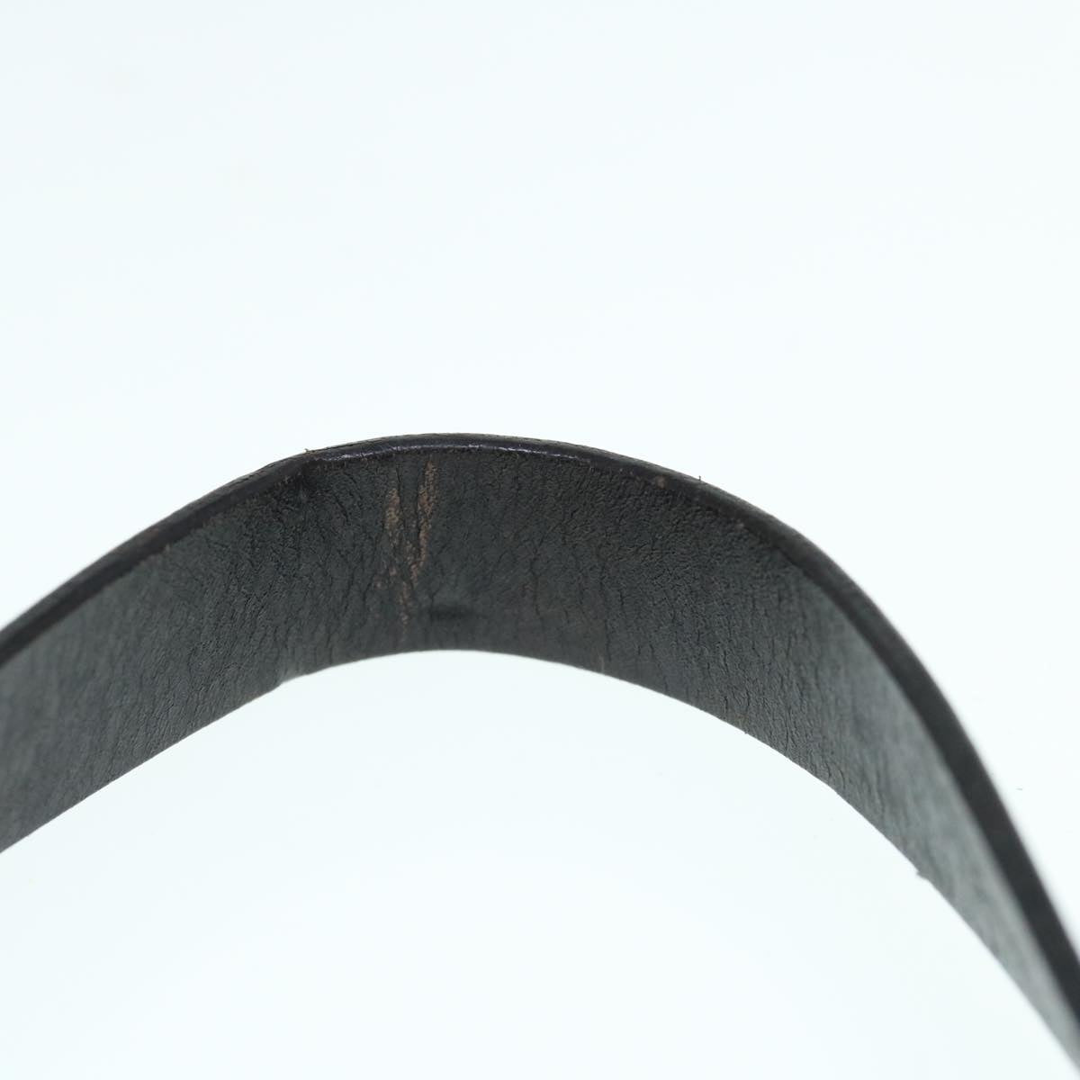 FENDI Zucca Canvas Mamma Baguette Shoulder Bag Black Brown63693