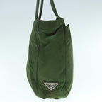 PRADA Hand Bag Nylon Green  63703