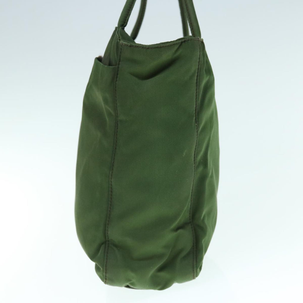 PRADA Hand Bag Nylon Green  63703