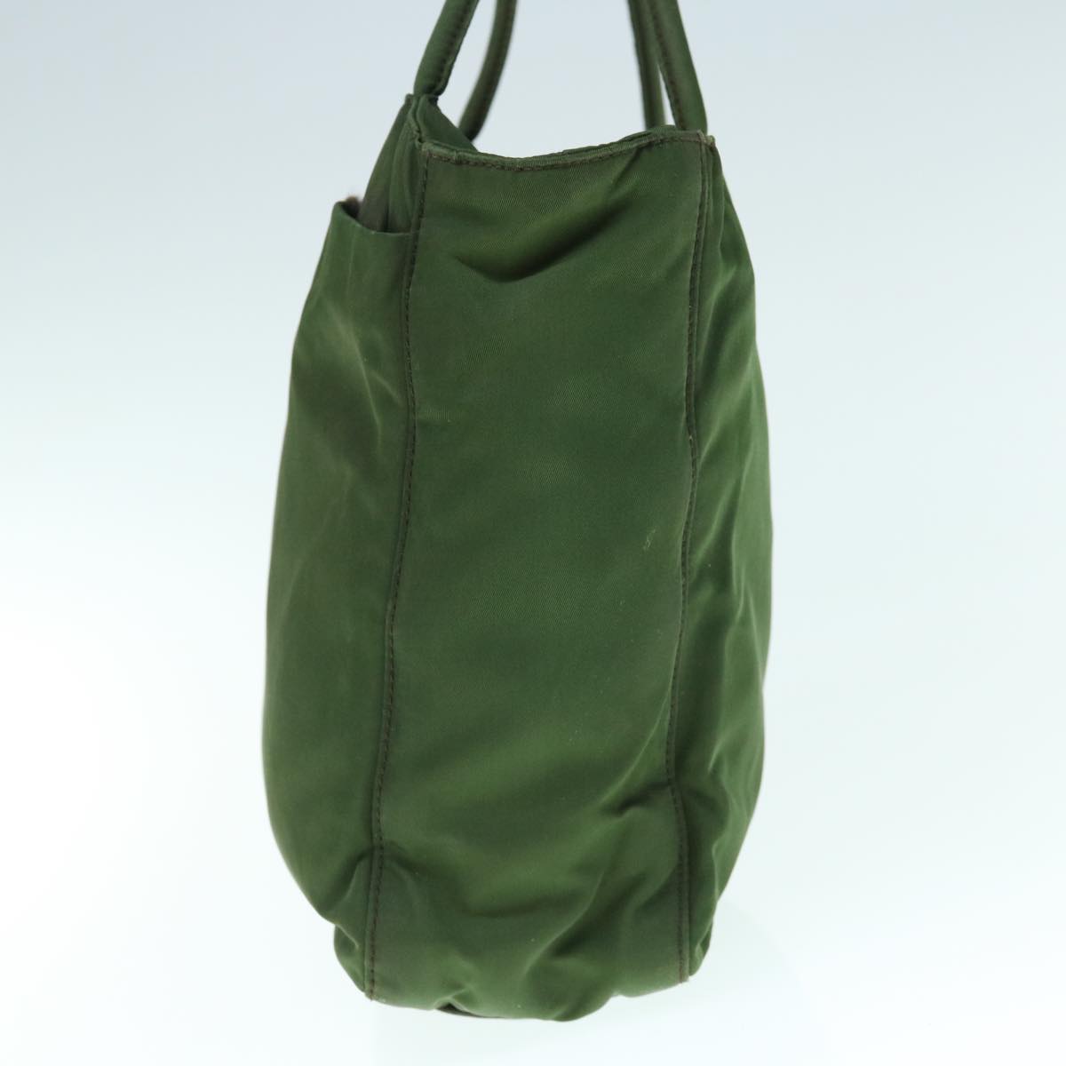 PRADA Hand Bag Nylon Green  63703