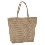 FENDI Zucchino Canvas Tote Bag Pink 8BH07363734