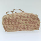FENDI Zucchino Canvas Tote Bag Pink 8BH07363734