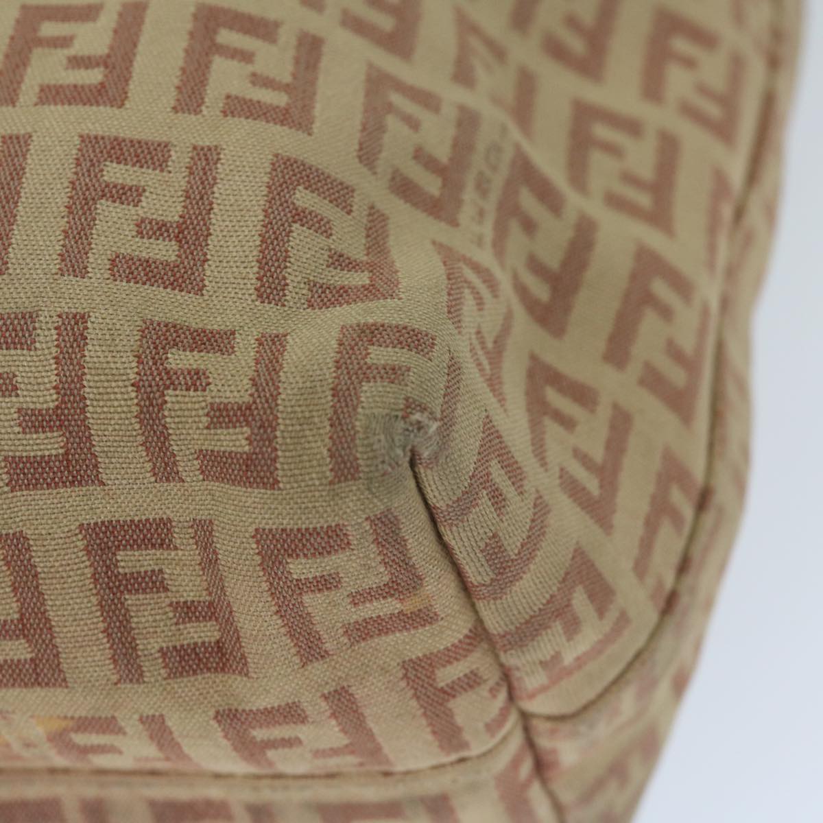 FENDI Zucchino Canvas Tote Bag Pink 8BH07363734