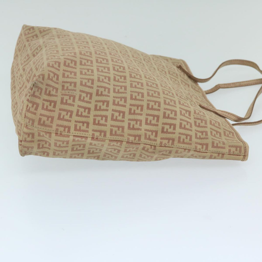 FENDI Zucchino Canvas Tote Bag Pink 8BH07363734