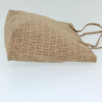 FENDI Zucchino Canvas Tote Bag Pink 8BH07363734