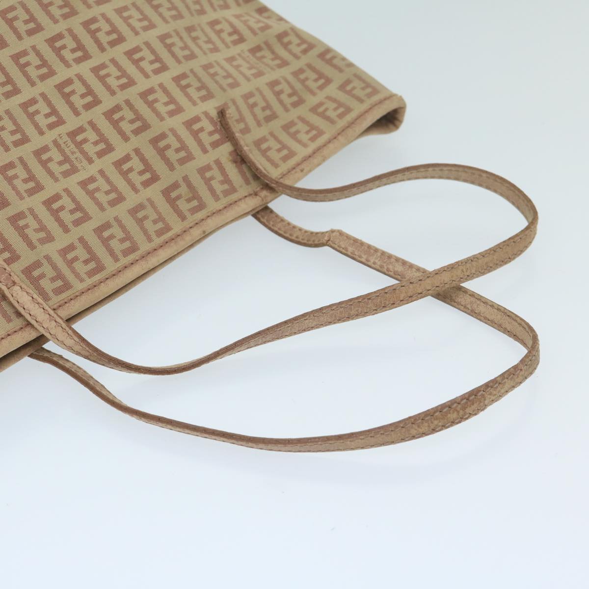 FENDI Zucchino Canvas Tote Bag Pink 8BH07363734