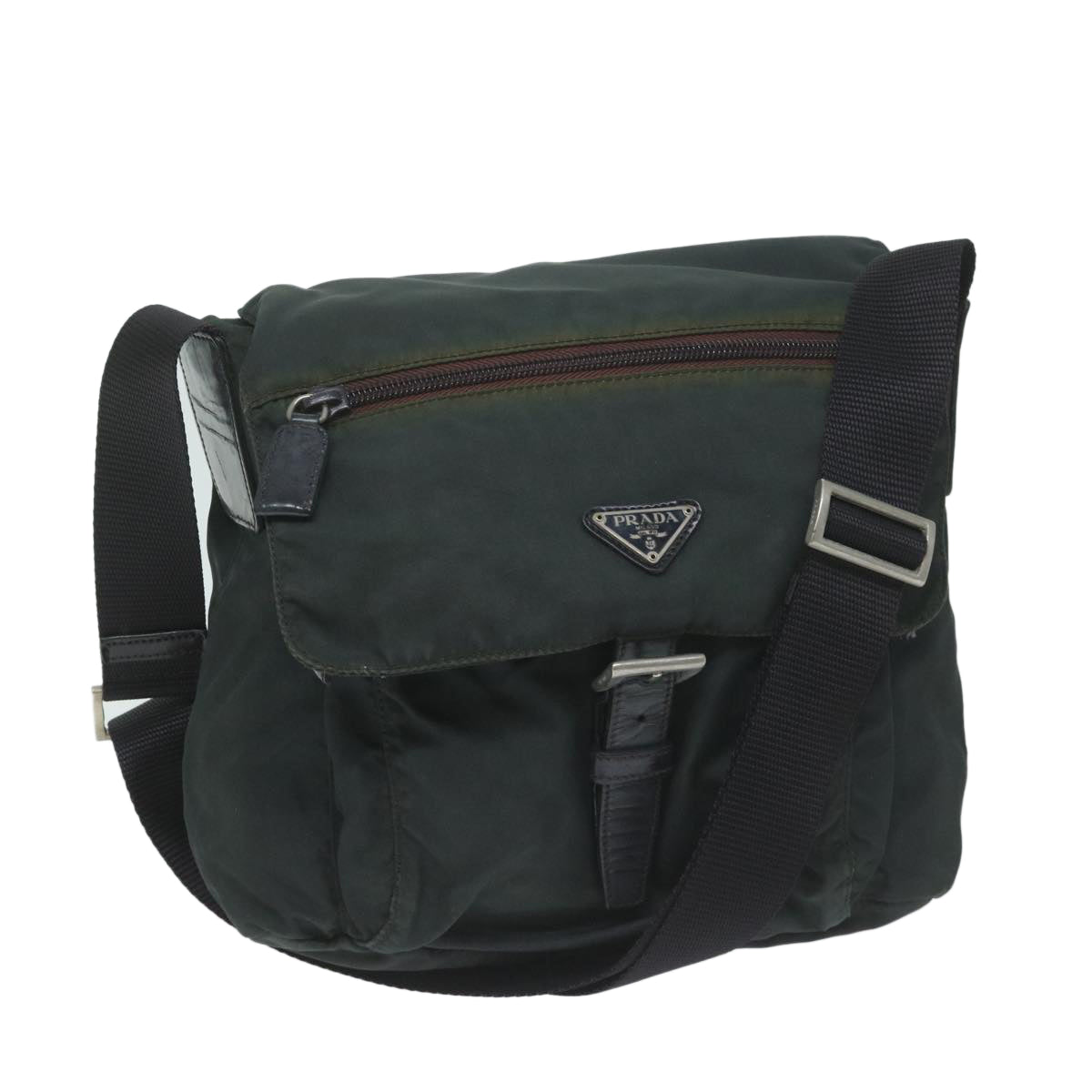 PRADA Shoulder Bag Nylon Black  63791