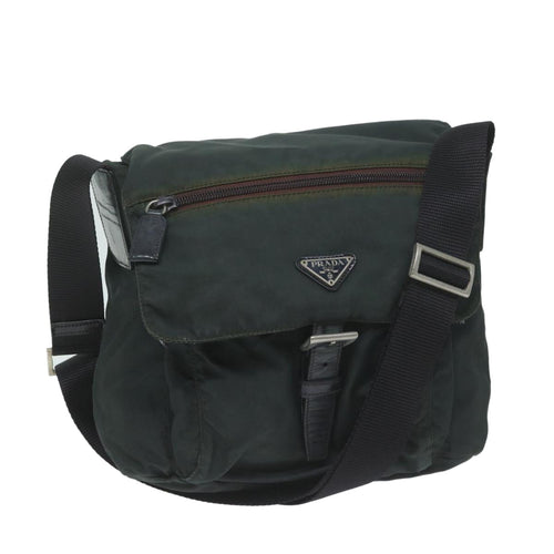 PRADA Shoulder Bag Nylon Black  63791