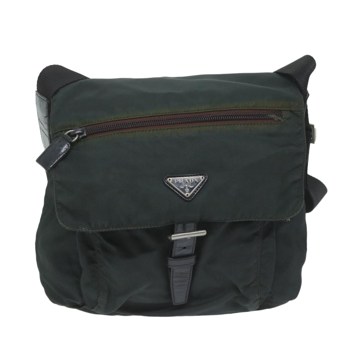 PRADA Shoulder Bag Nylon Black  63791