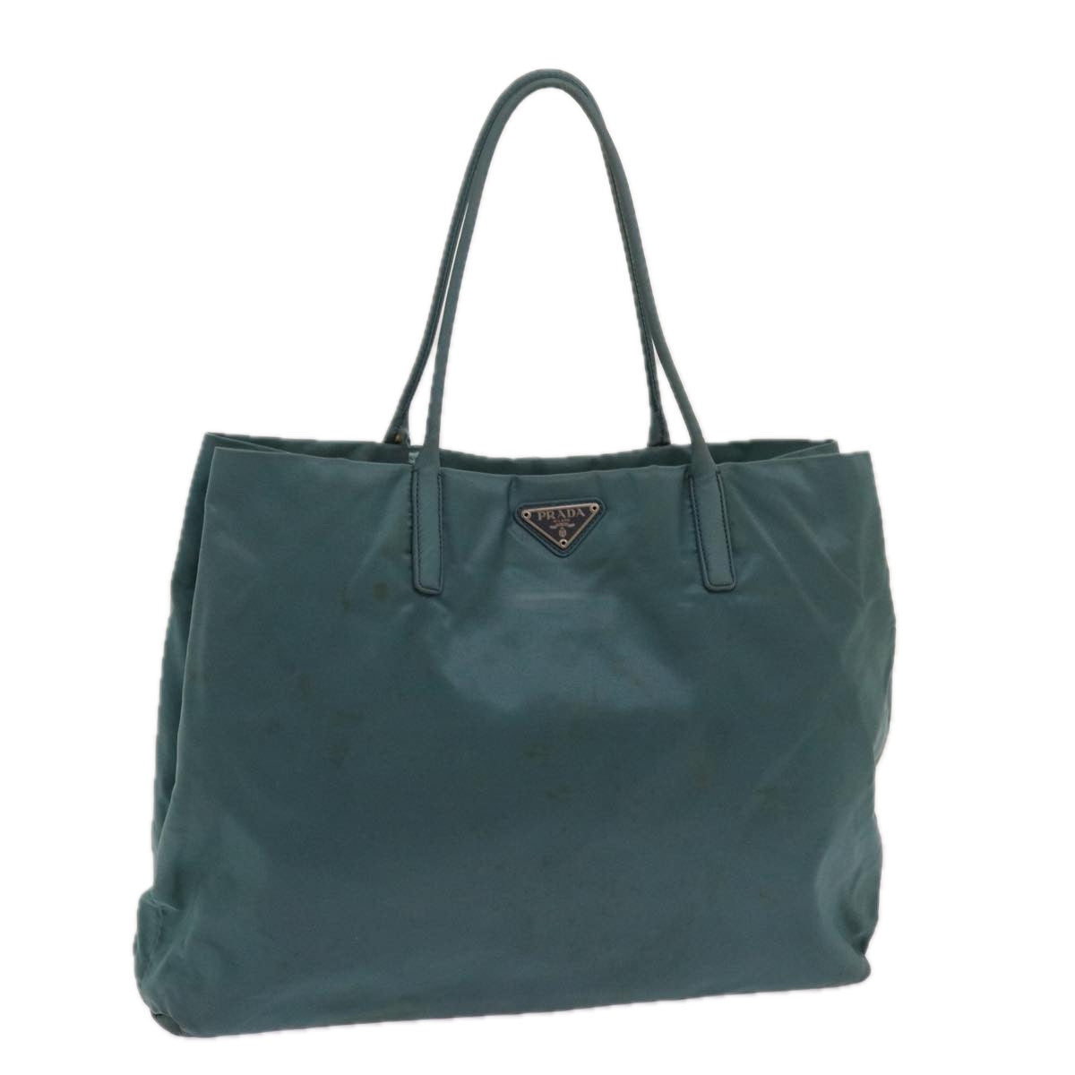 PRADA Hand Bag Nylon Blue  63795