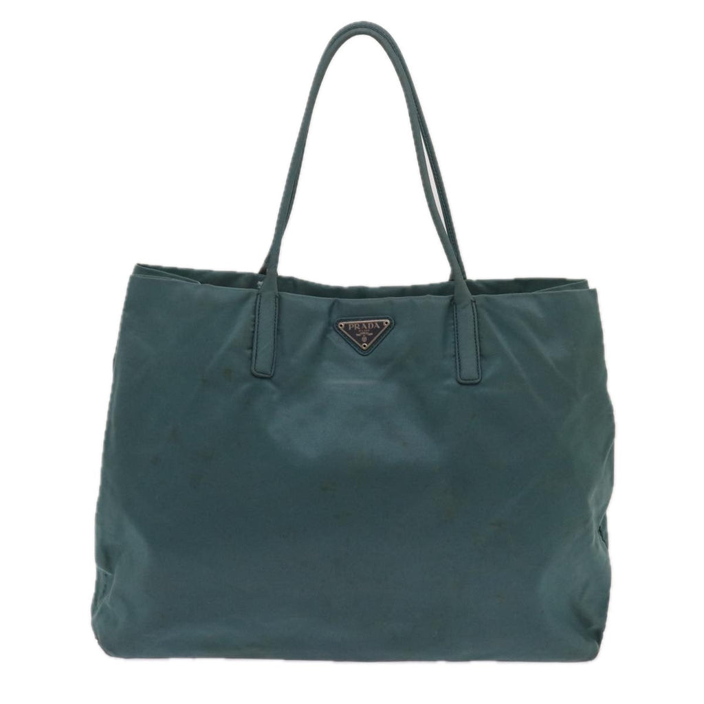 PRADA Hand Bag Nylon Blue  63795