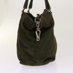 PRADA Tote Bag Nylon Khaki  63810