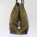 PRADA Shoulder Bag Nylon Khaki  63816