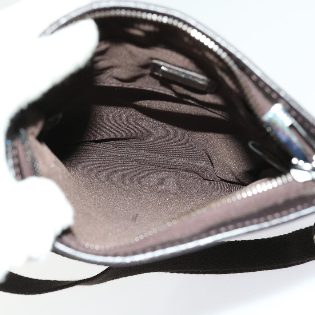 FENDI Zucchino Canvas Shoulder Bag Brown63817