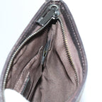 FENDI Zucchino Canvas Shoulder Bag Brown63817
