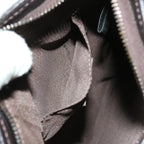 FENDI Zucchino Canvas Shoulder Bag Brown63817
