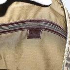 FENDI Zucca Canvas Shoulder Bag Black Brown63819