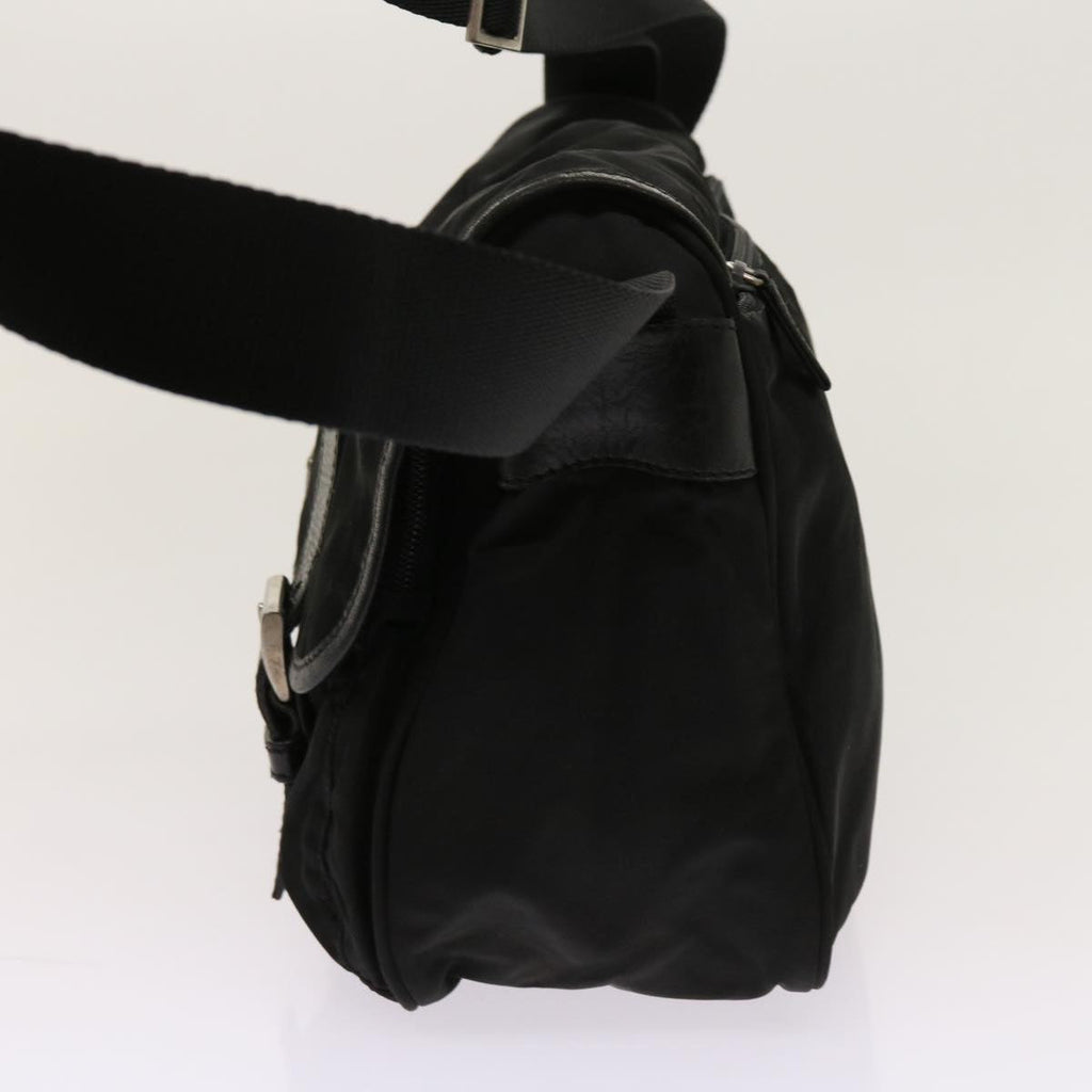 PRADA Shoulder Bag Nylon Black  63850