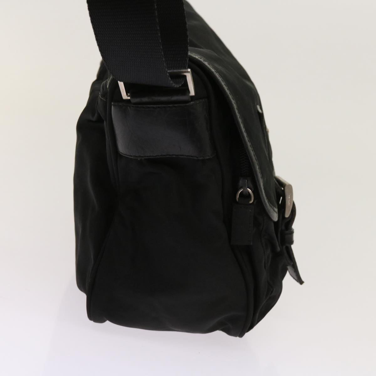 PRADA Shoulder Bag Nylon Black  63850