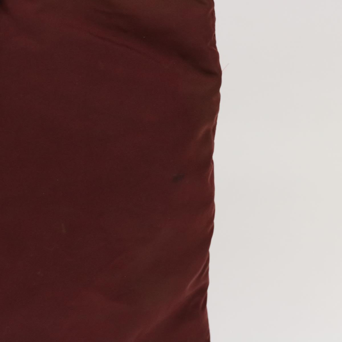 PRADA Hand Bag Nylon Red  63872