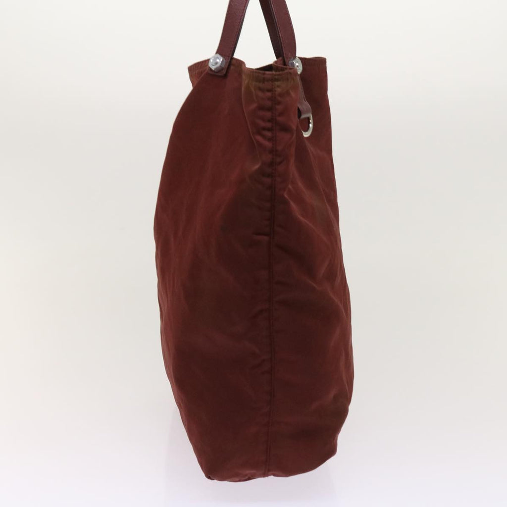 PRADA Hand Bag Nylon Red  63872