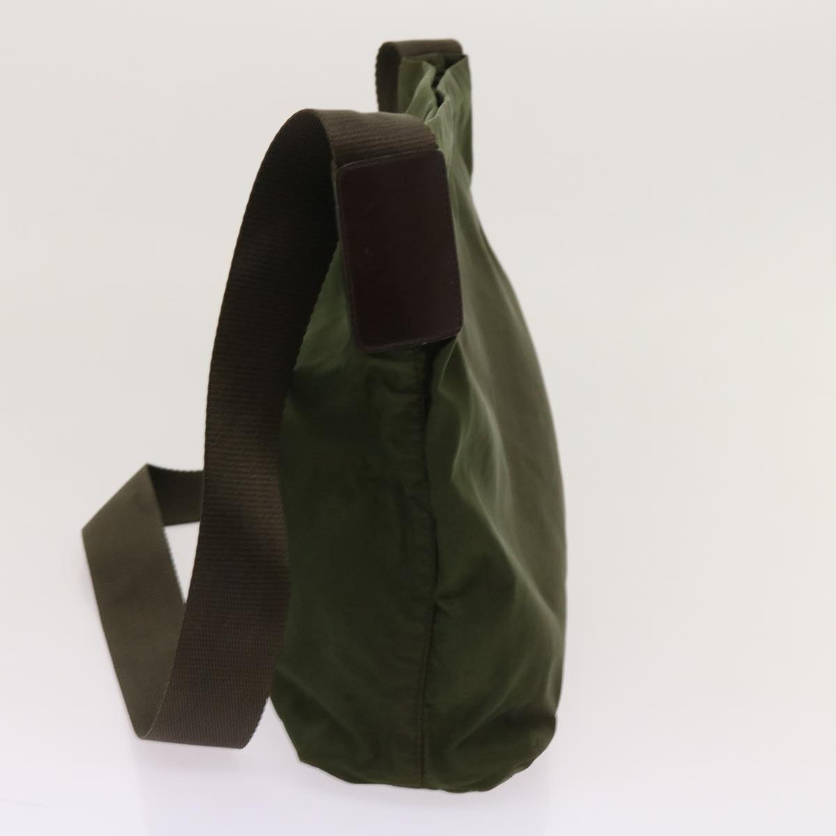 PRADA Shoulder Bag Nylon Khaki  63873