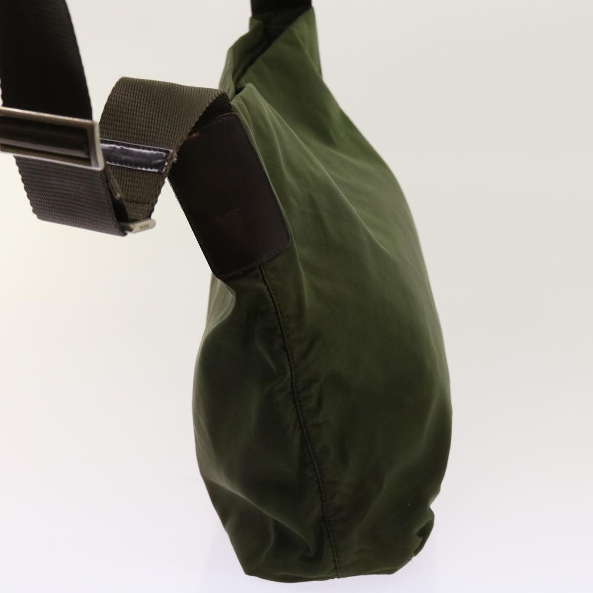 PRADA Shoulder Bag Nylon Khaki  63873