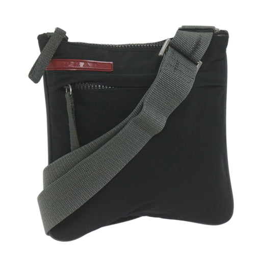 PRADA PRADA Sports Shoulder Bag Nylon Black  63893
