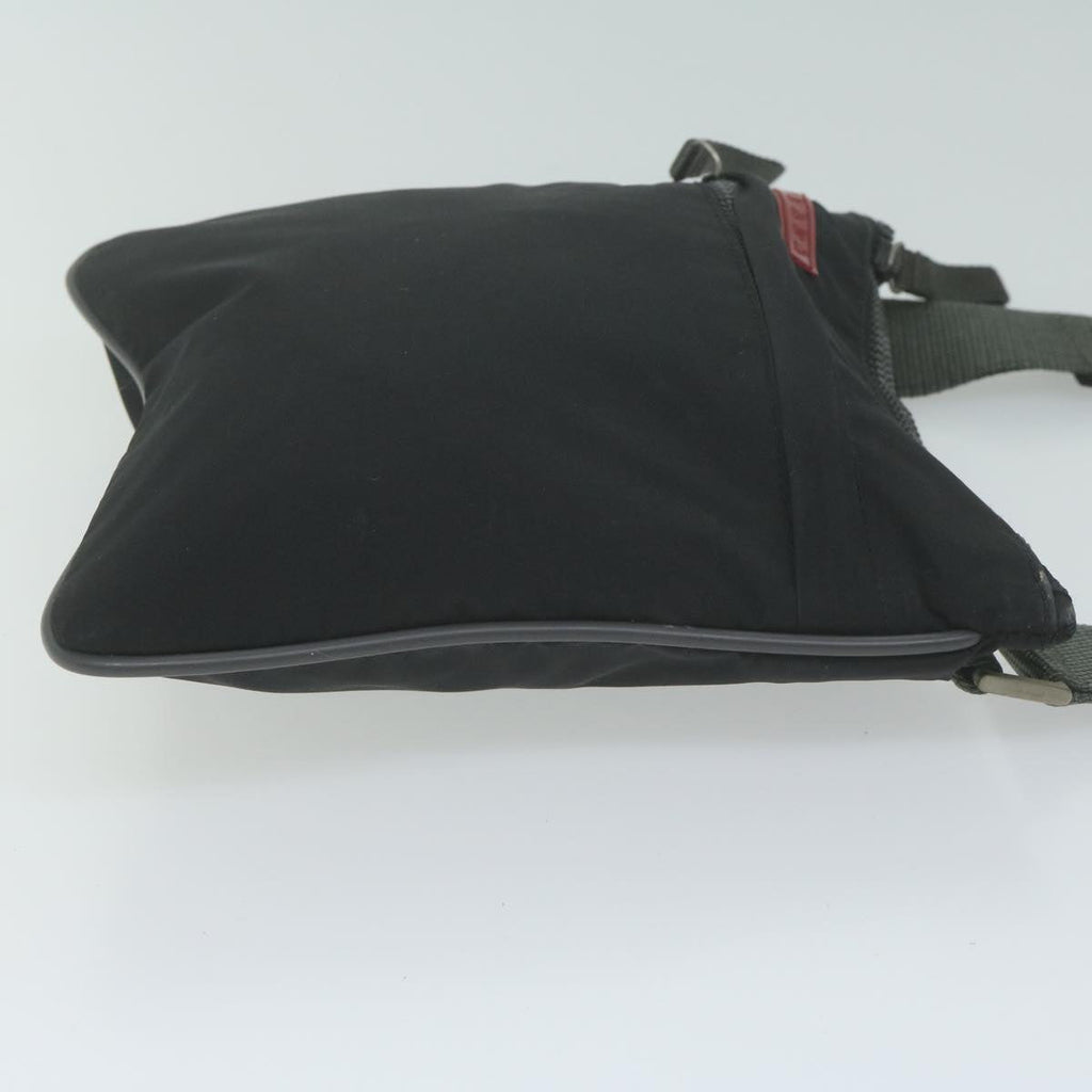 PRADA PRADA Sports Shoulder Bag Nylon Black  63893
