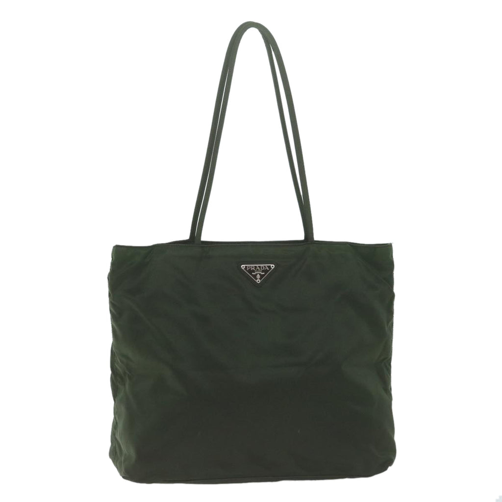 PRADA Shoulder Bag Nylon Khaki  63894