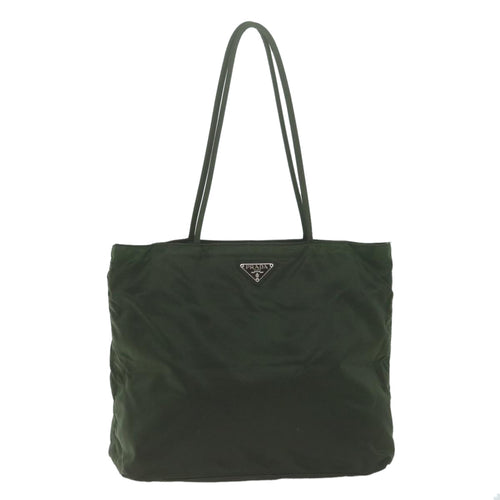 PRADA Shoulder Bag Nylon Khaki  63894