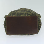 FENDI Zucca Canvas Tote Bag Black Brown63898