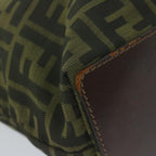 FENDI Zucca Canvas Tote Bag Black Brown63898