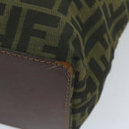 FENDI Zucca Canvas Tote Bag Black Brown63898