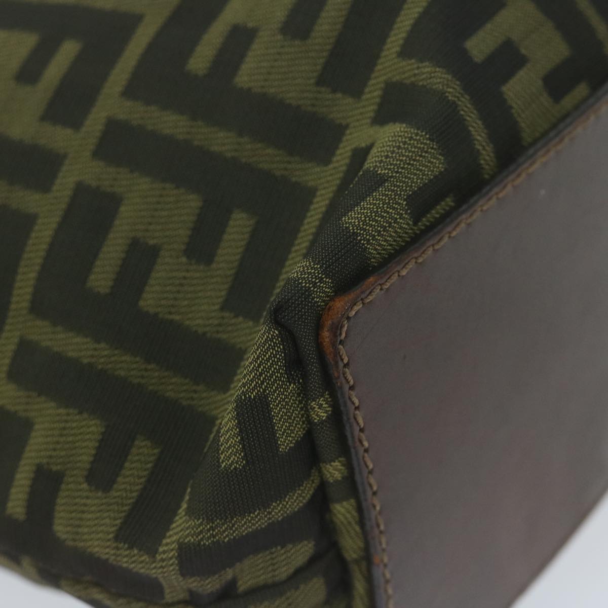 FENDI Zucca Canvas Tote Bag Black Brown63898