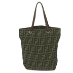 FENDI Zucca Canvas Tote Bag Black Brown63898