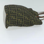 FENDI Zucca Canvas Tote Bag Black Brown63898