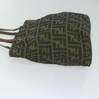 FENDI Zucca Canvas Tote Bag Black Brown63898