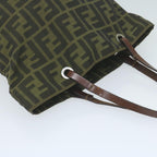 FENDI Zucca Canvas Tote Bag Black Brown63898