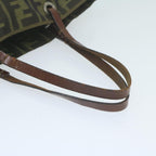 FENDI Zucca Canvas Tote Bag Black Brown63898