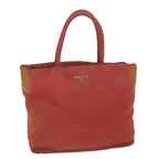 PRADA Hand Bag Nylon Red  63900