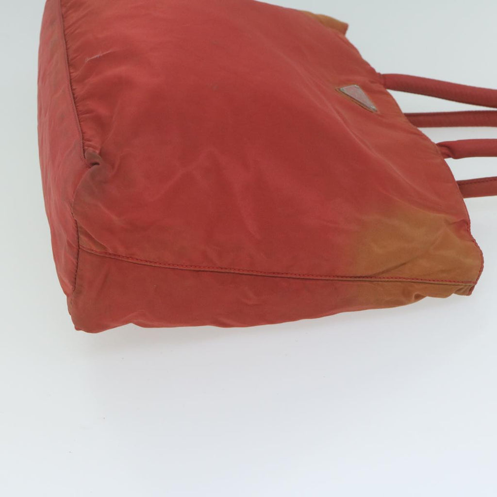 PRADA Hand Bag Nylon Red  63900