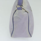PRADA Accessory Pouch Nylon Purple  63925